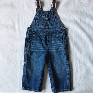 OshKosh overalls 12 months stretch strap pants EUC